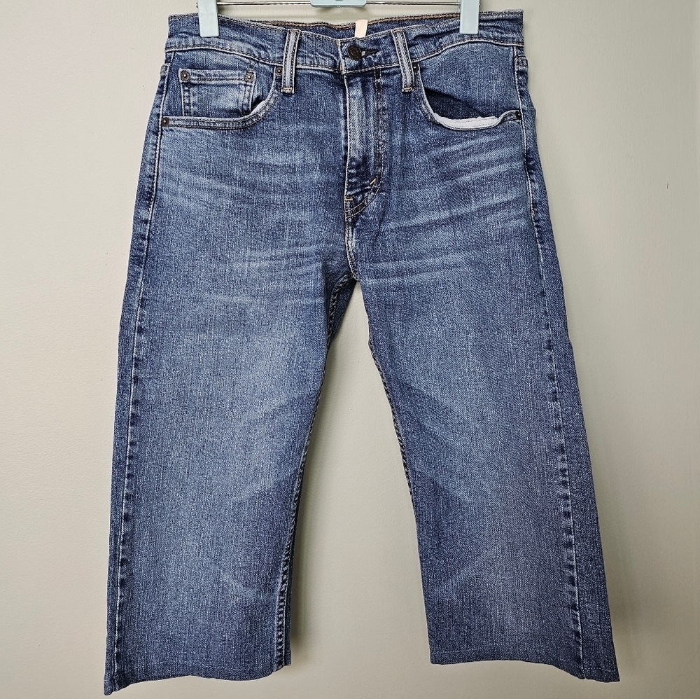 *UNIQUE* UO Urban Renewal Remade Gummy Denim Capri Pant, Vintage Denim Color, S